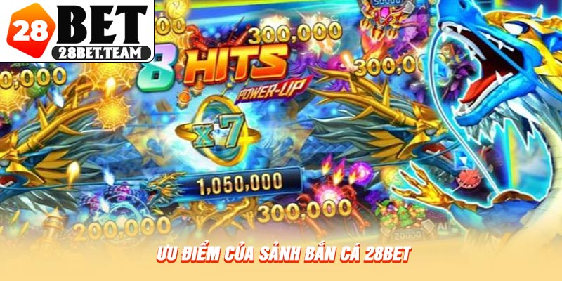 Ưu điểm của sảnh bắn cá 28BET